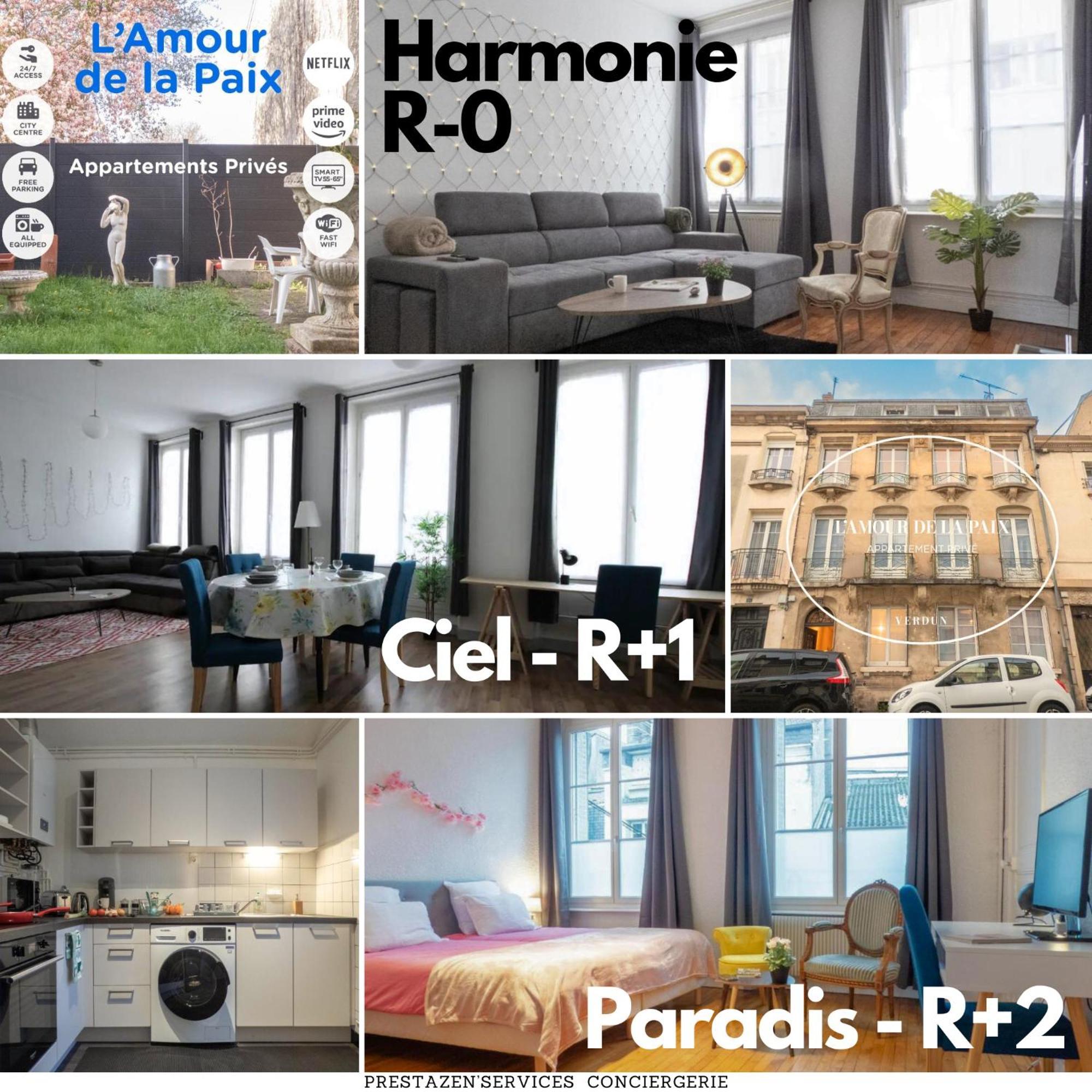L'Amour De La Paix - Centre-Ville - Jardin - Proche Gare - Tv65"Primevideo - Ambiance Tres Chaleureuse - Parking Gratuit Sous-Video Surveillance Proche - Gere Par Presta-Zen'Services Verdun-sur-Meuse Kültér fotó